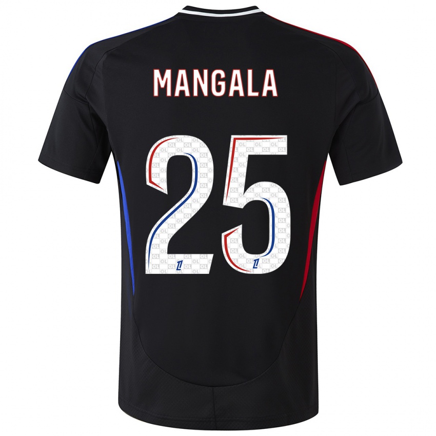 Kinder Orel Mangala #25 Schwarz Auswärtstrikot Trikot 2024/25 T-Shirt Schweiz