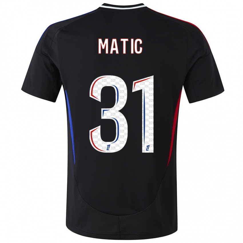 Kinder Nemanja Matic #31 Schwarz Auswärtstrikot Trikot 2024/25 T-Shirt Schweiz