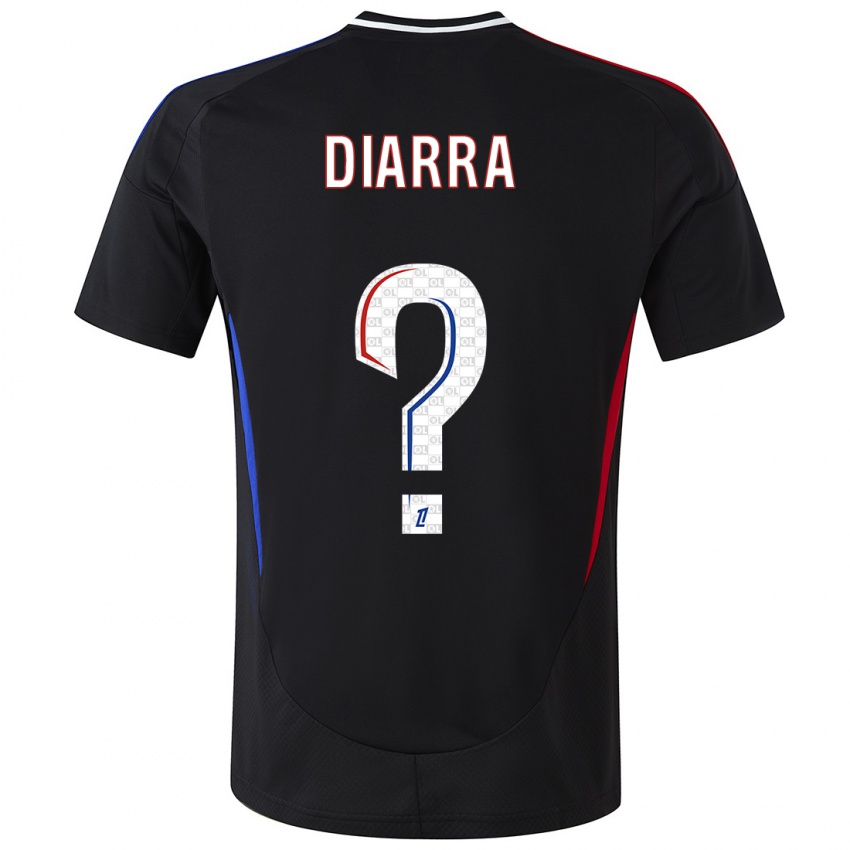 Kinder Lassine Diarra #0 Schwarz Auswärtstrikot Trikot 2024/25 T-Shirt Schweiz