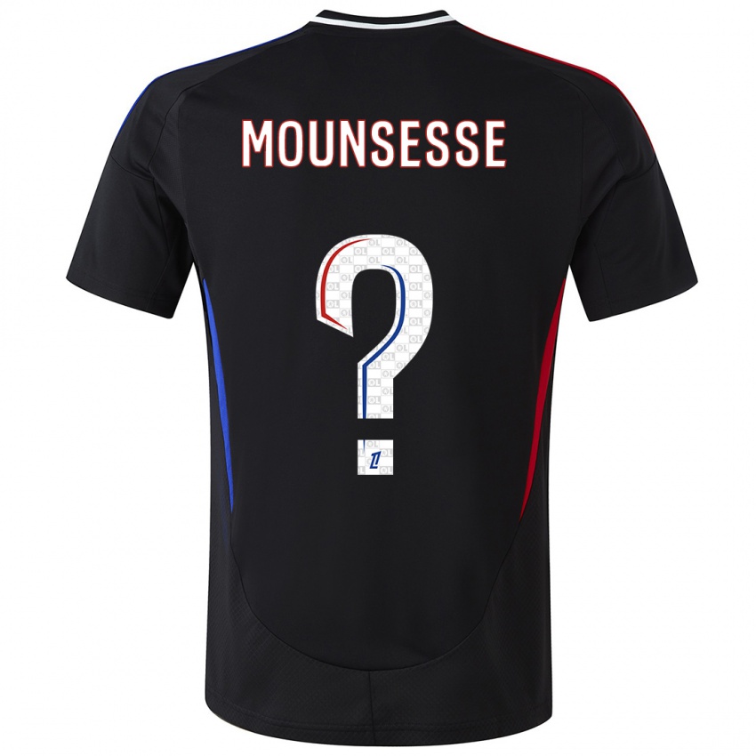 Kinder Jeremy Mounsesse #0 Schwarz Auswärtstrikot Trikot 2024/25 T-Shirt Schweiz