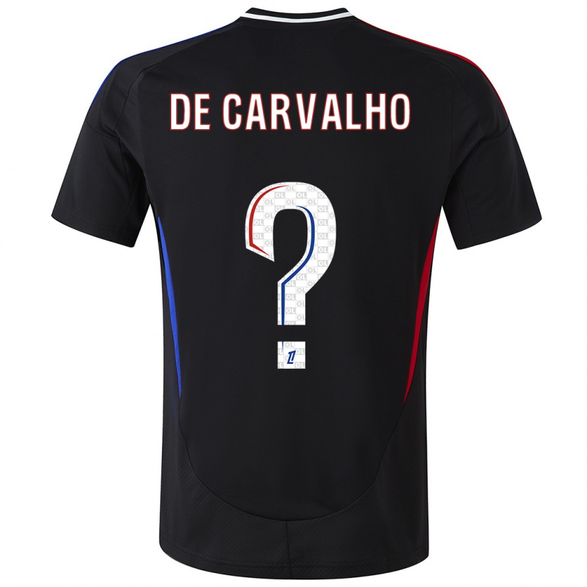 Kinder Mathys De Carvalho #0 Schwarz Auswärtstrikot Trikot 2024/25 T-Shirt Schweiz