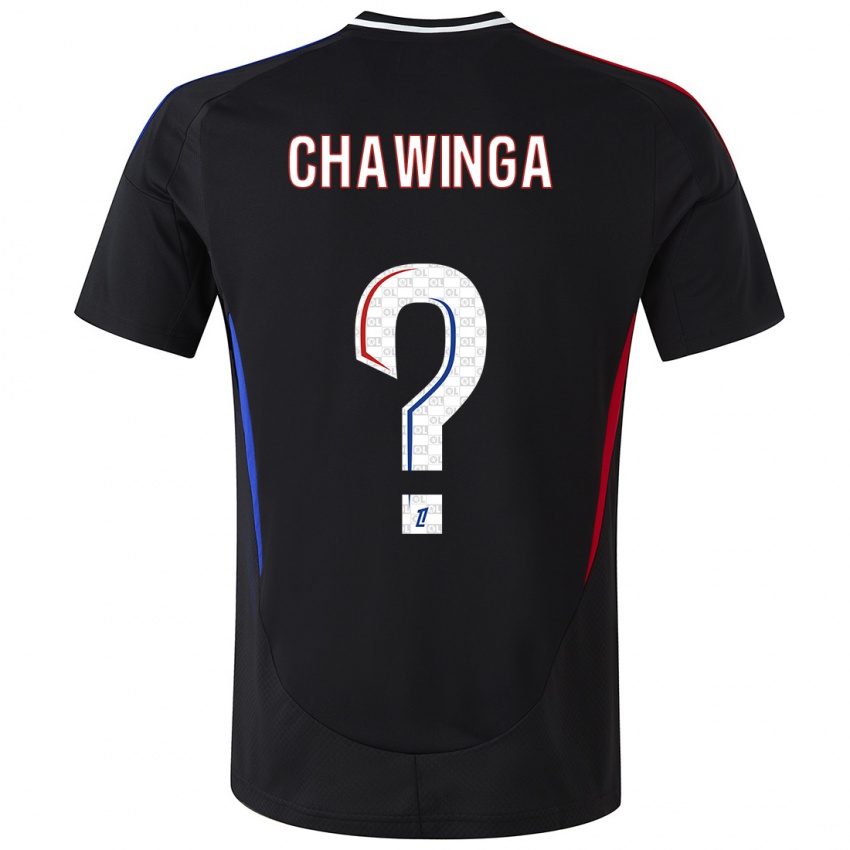 Kinder Tabitha Chawinga #0 Schwarz Auswärtstrikot Trikot 2024/25 T-Shirt Schweiz