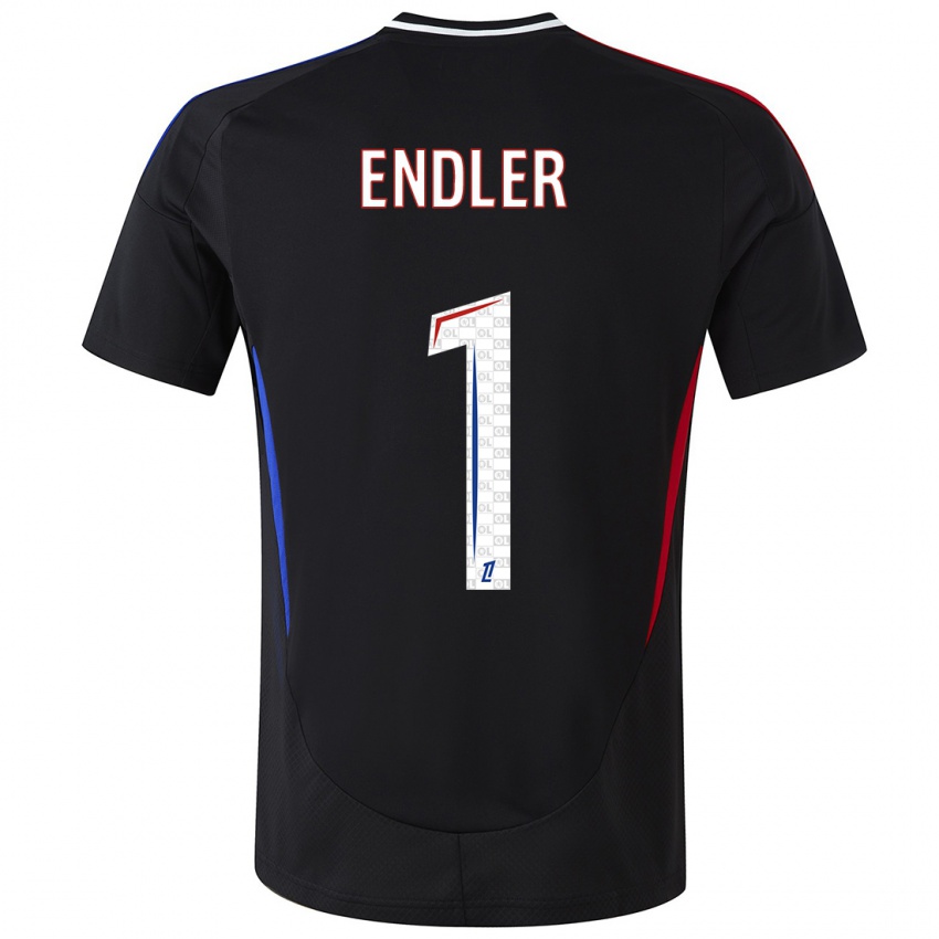 Kinder Christiane Endler #1 Schwarz Auswärtstrikot Trikot 2024/25 T-Shirt Schweiz