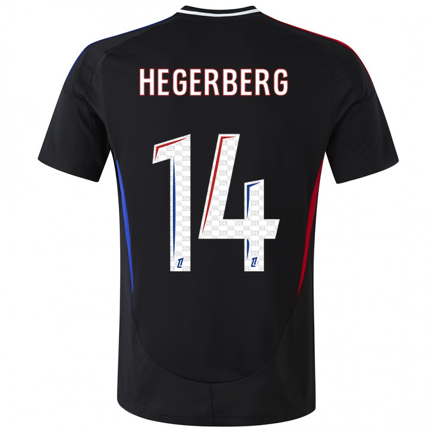 Kinder Ada Hegerberg #14 Schwarz Auswärtstrikot Trikot 2024/25 T-Shirt Schweiz