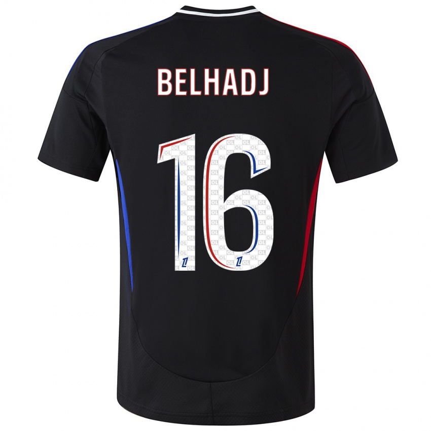 Kinder Féerine Belhadj #16 Schwarz Auswärtstrikot Trikot 2024/25 T-Shirt Schweiz