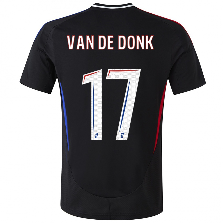 Kinder Danielle Van De Donk #17 Schwarz Auswärtstrikot Trikot 2024/25 T-Shirt Schweiz