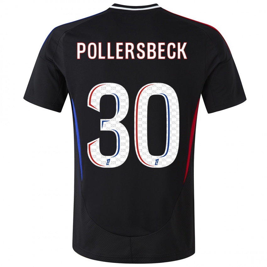 Kinder Julian Pollersbeck #30 Schwarz Auswärtstrikot Trikot 2024/25 T-Shirt Schweiz