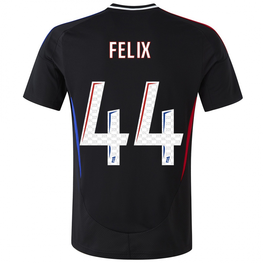 Kinder Marley Felix #44 Schwarz Auswärtstrikot Trikot 2024/25 T-Shirt Schweiz