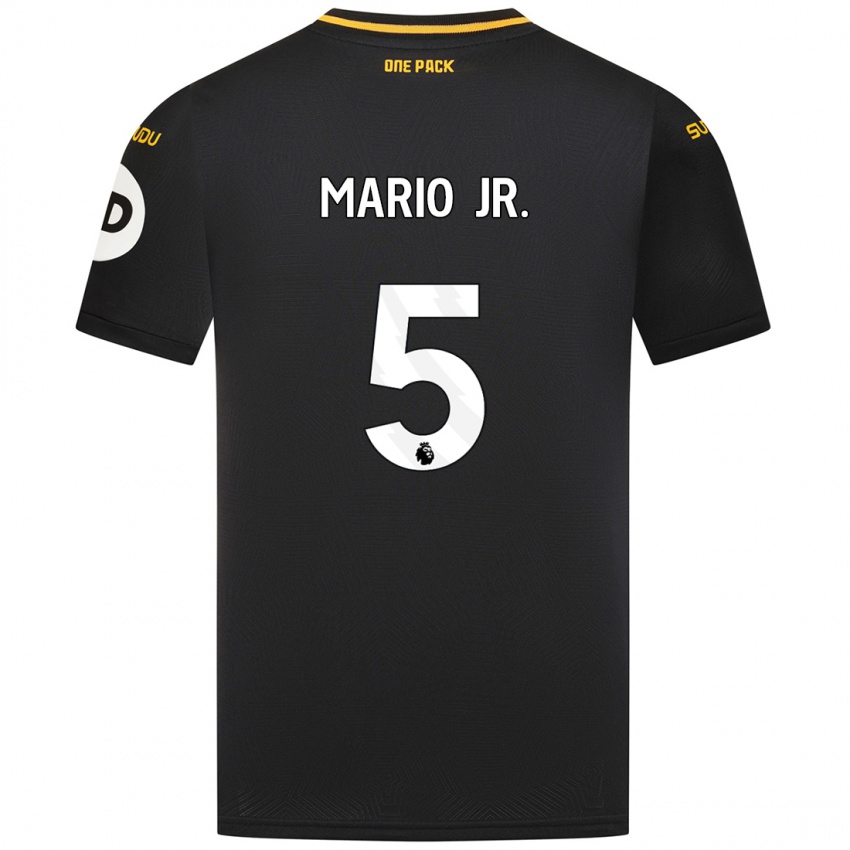 Kinder Mario Lemina #5 Schwarz Auswärtstrikot Trikot 2024/25 T-Shirt Schweiz