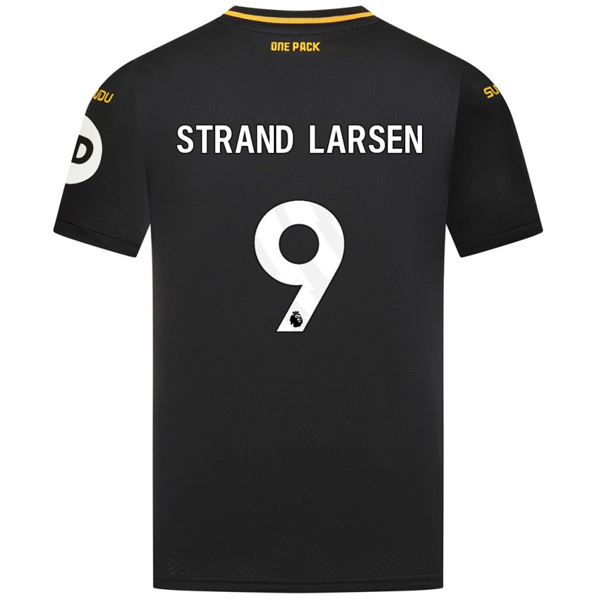 Kinder Jørgen Strand Larsen #9 Schwarz Auswärtstrikot Trikot 2024/25 T-Shirt Schweiz