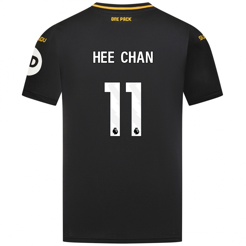 Kinder Hee-Chan Hwang #11 Schwarz Auswärtstrikot Trikot 2024/25 T-Shirt Schweiz