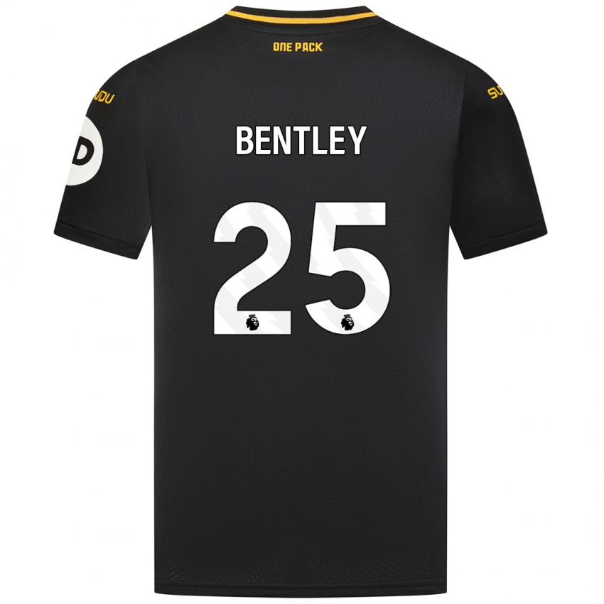 Kinder Daniel Bentley #25 Schwarz Auswärtstrikot Trikot 2024/25 T-Shirt Schweiz