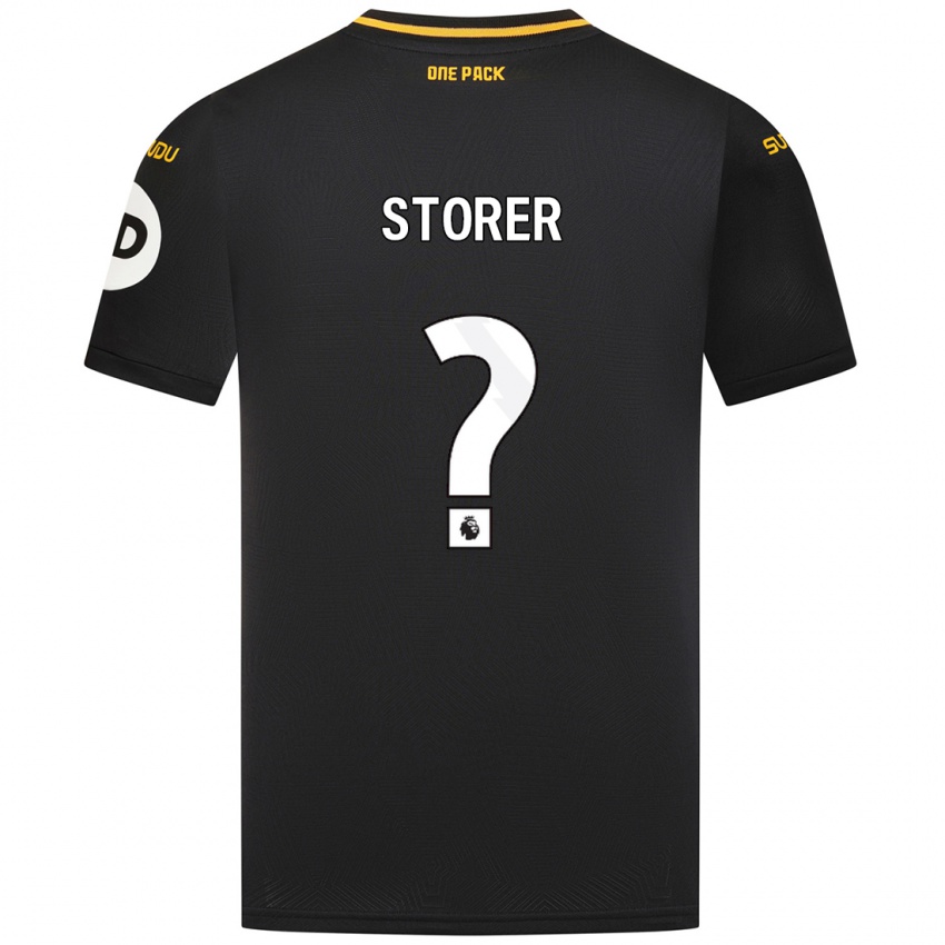 Kinder James Storer #0 Schwarz Auswärtstrikot Trikot 2024/25 T-Shirt Schweiz