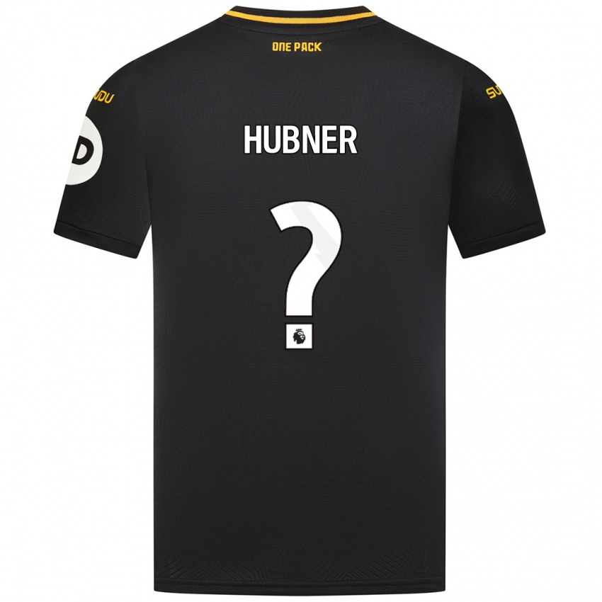 Kinder Justin Hubner #0 Schwarz Auswärtstrikot Trikot 2024/25 T-Shirt Schweiz