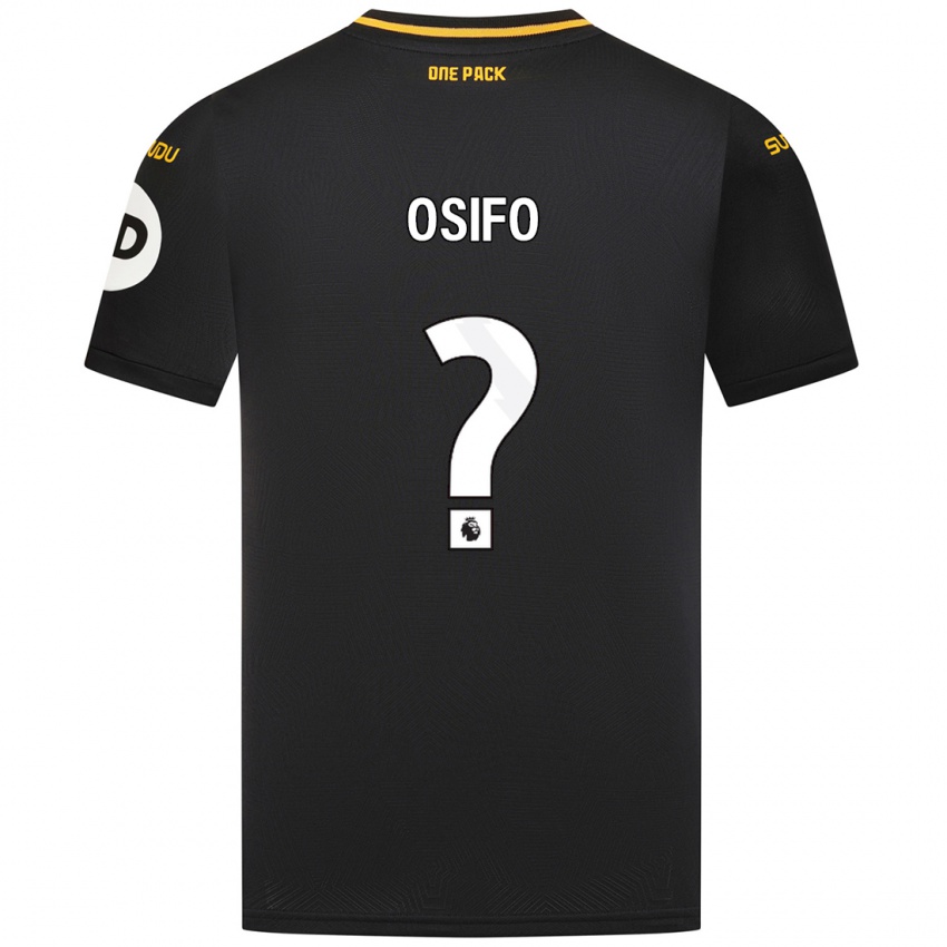 Kinder David Osifo #0 Schwarz Auswärtstrikot Trikot 2024/25 T-Shirt Schweiz