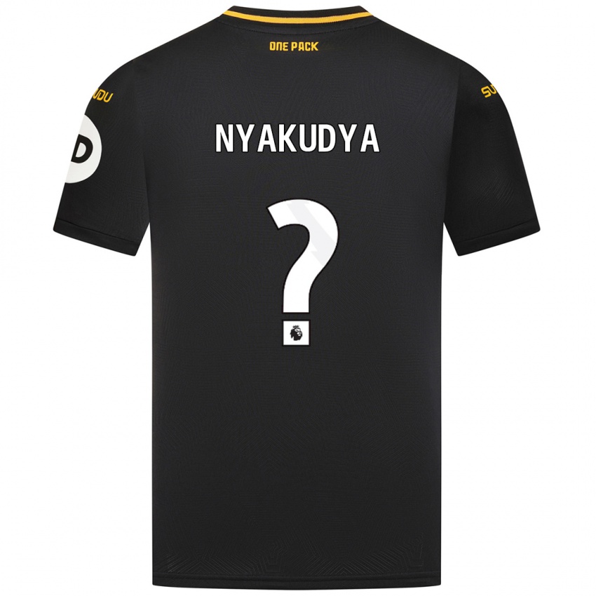 Kinder Joshua Nyakudya #0 Schwarz Auswärtstrikot Trikot 2024/25 T-Shirt Schweiz