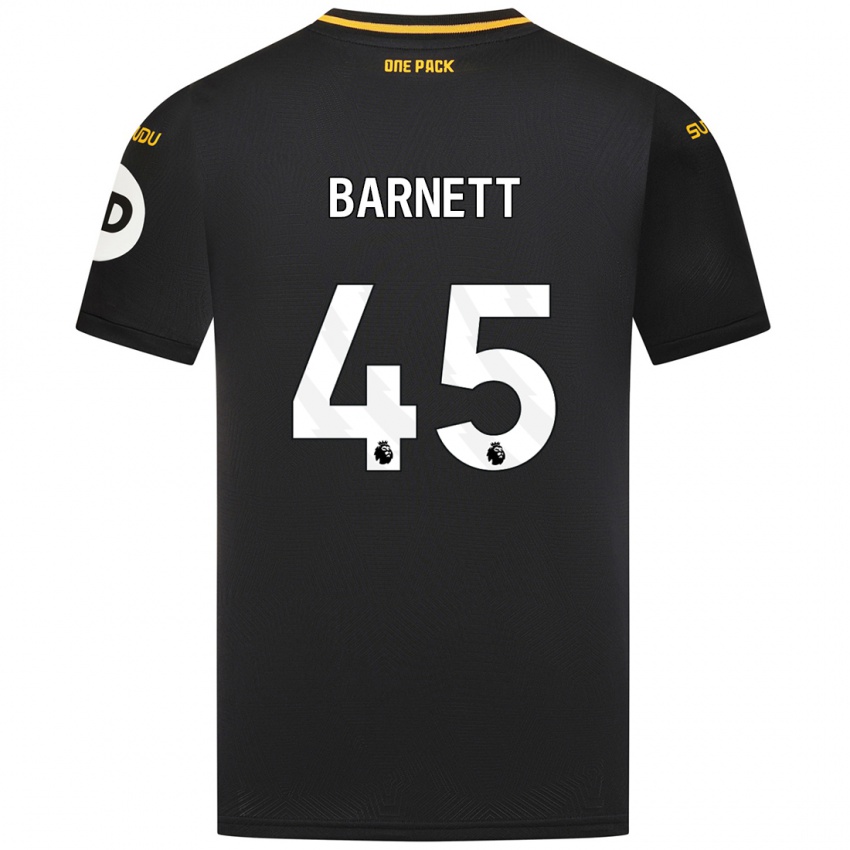 Kinder Ty Barnett #45 Schwarz Auswärtstrikot Trikot 2024/25 T-Shirt Schweiz