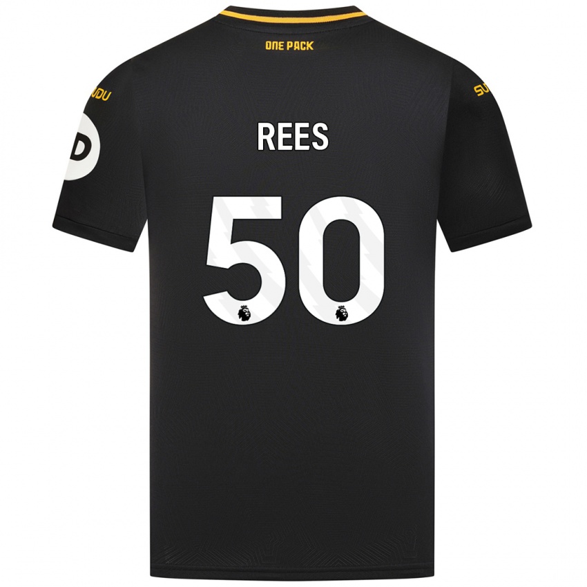 Kinder Mason Rees #50 Schwarz Auswärtstrikot Trikot 2024/25 T-Shirt Schweiz