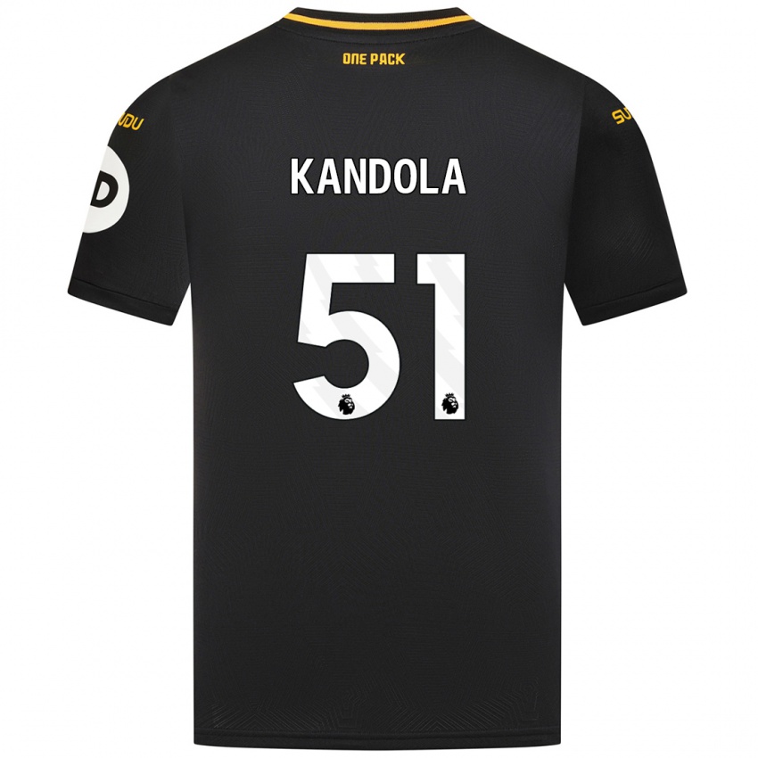 Kinder Kam Kandola #51 Schwarz Auswärtstrikot Trikot 2024/25 T-Shirt Schweiz