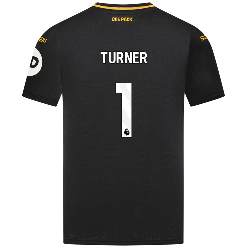 Kinder Shannon Turner #1 Schwarz Auswärtstrikot Trikot 2024/25 T-Shirt Schweiz