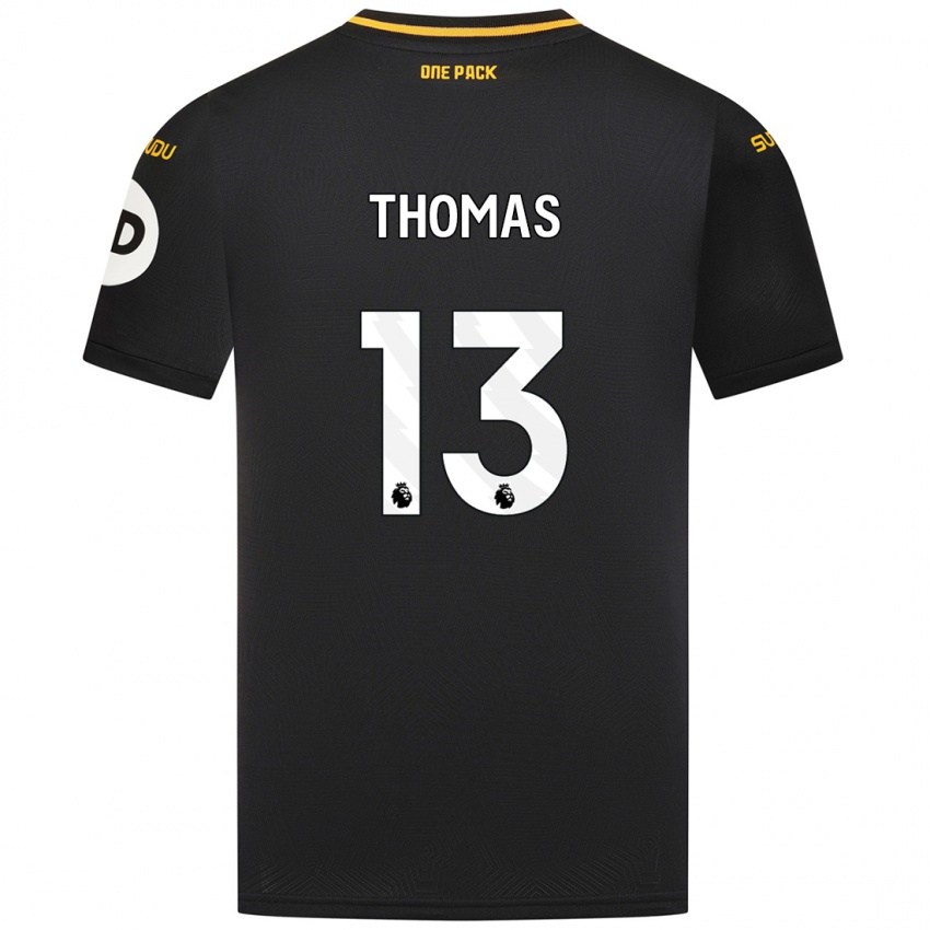 Kinder Bec Thomas #13 Schwarz Auswärtstrikot Trikot 2024/25 T-Shirt Schweiz