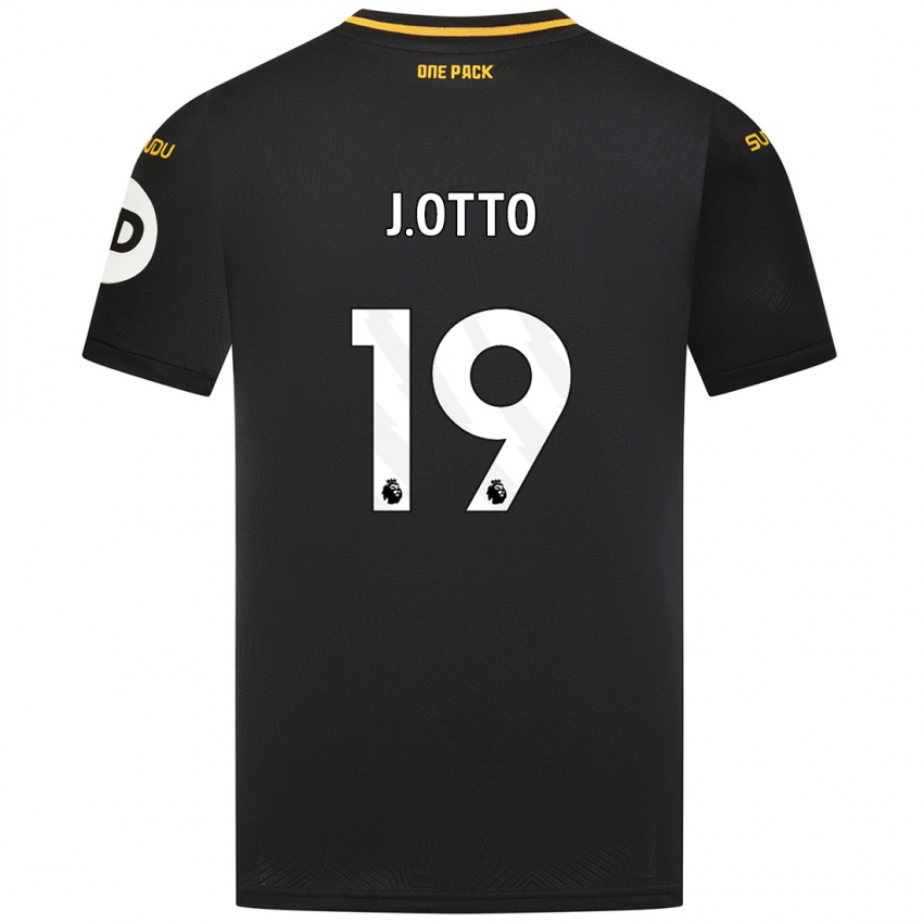 Kinder Jonny Otto #19 Schwarz Auswärtstrikot Trikot 2024/25 T-Shirt Schweiz