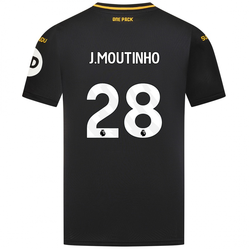 Enfant Maillot Joao Moutinho #28 Noir Tenues Extérieur 2024/25 T-Shirt Suisse