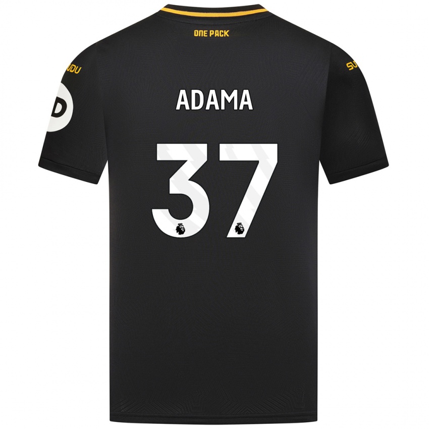 Kinder Adama Traore #37 Schwarz Auswärtstrikot Trikot 2024/25 T-Shirt Schweiz