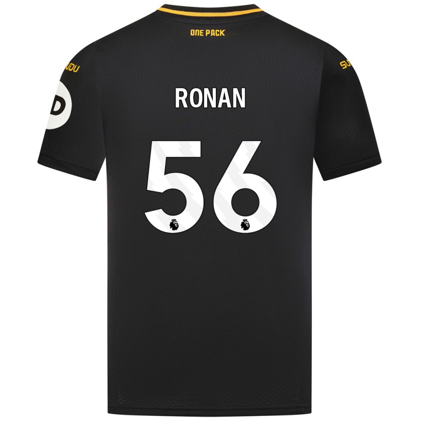 Enfant Maillot Connor Ronan #56 Noir Tenues Extérieur 2024/25 T-Shirt Suisse