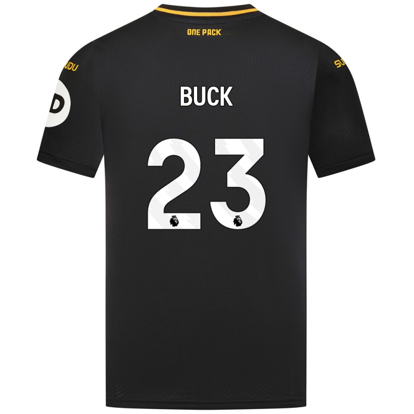 Kinder Alex Buck #23 Schwarz Auswärtstrikot Trikot 2024/25 T-Shirt Schweiz