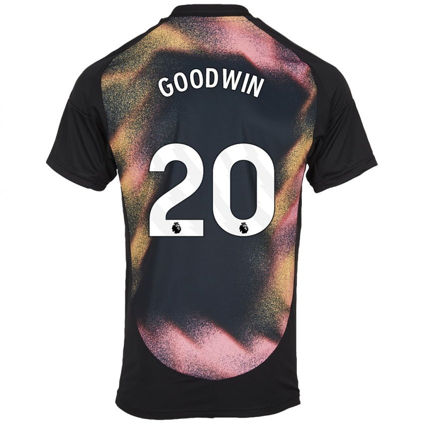 Kinder Missy Goodwin #20 Schwarz Weiß Auswärtstrikot Trikot 2024/25 T-Shirt Schweiz