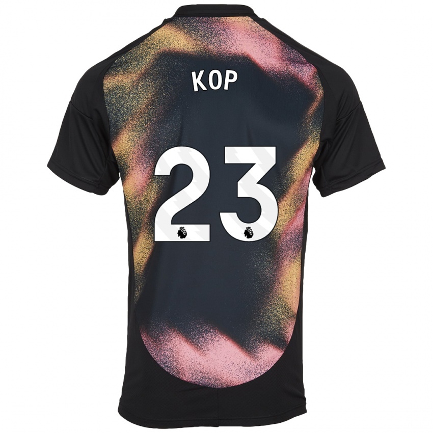 Kinder Lize Kop #23 Schwarz Weiß Auswärtstrikot Trikot 2024/25 T-Shirt Schweiz