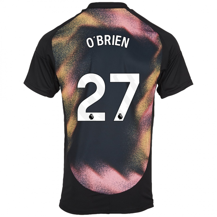 Kinder Shannon O'brien #27 Schwarz Weiß Auswärtstrikot Trikot 2024/25 T-Shirt Schweiz