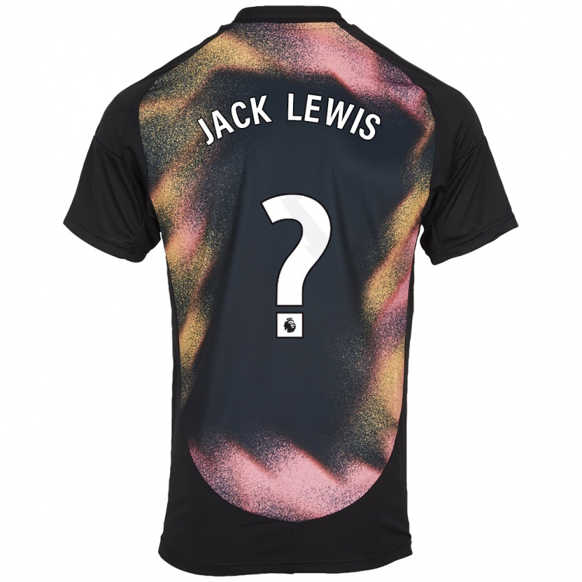 Kinder Jack Lewis #0 Schwarz Weiß Auswärtstrikot Trikot 2024/25 T-Shirt Schweiz