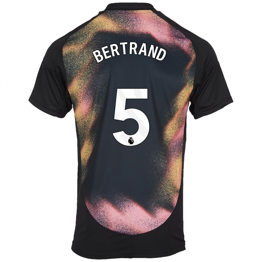 Kinder Ryan Bertrand #5 Schwarz Weiß Auswärtstrikot Trikot 2024/25 T-Shirt Schweiz