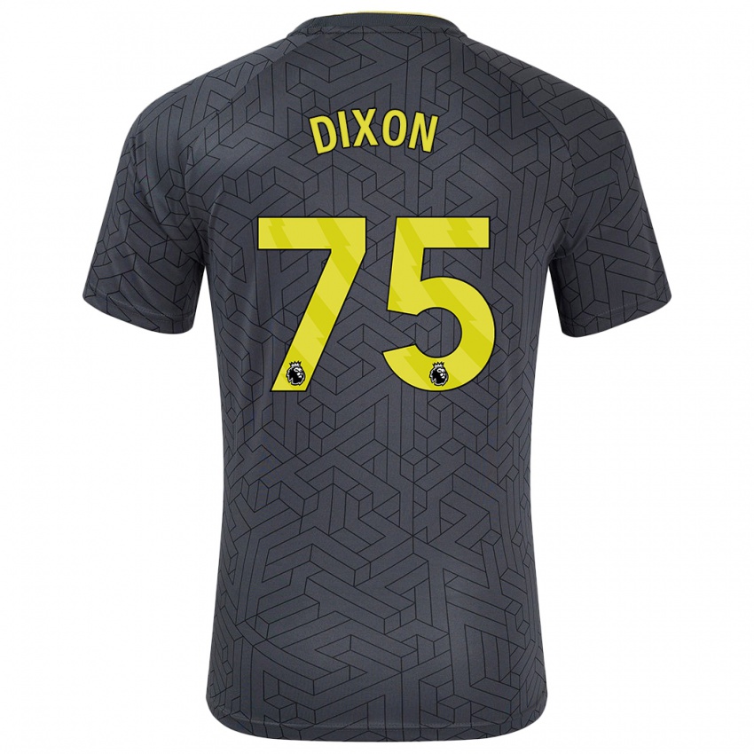 Kinder Roman Dixon #75 Schwarz Gelb Auswärtstrikot Trikot 2024/25 T-Shirt Schweiz