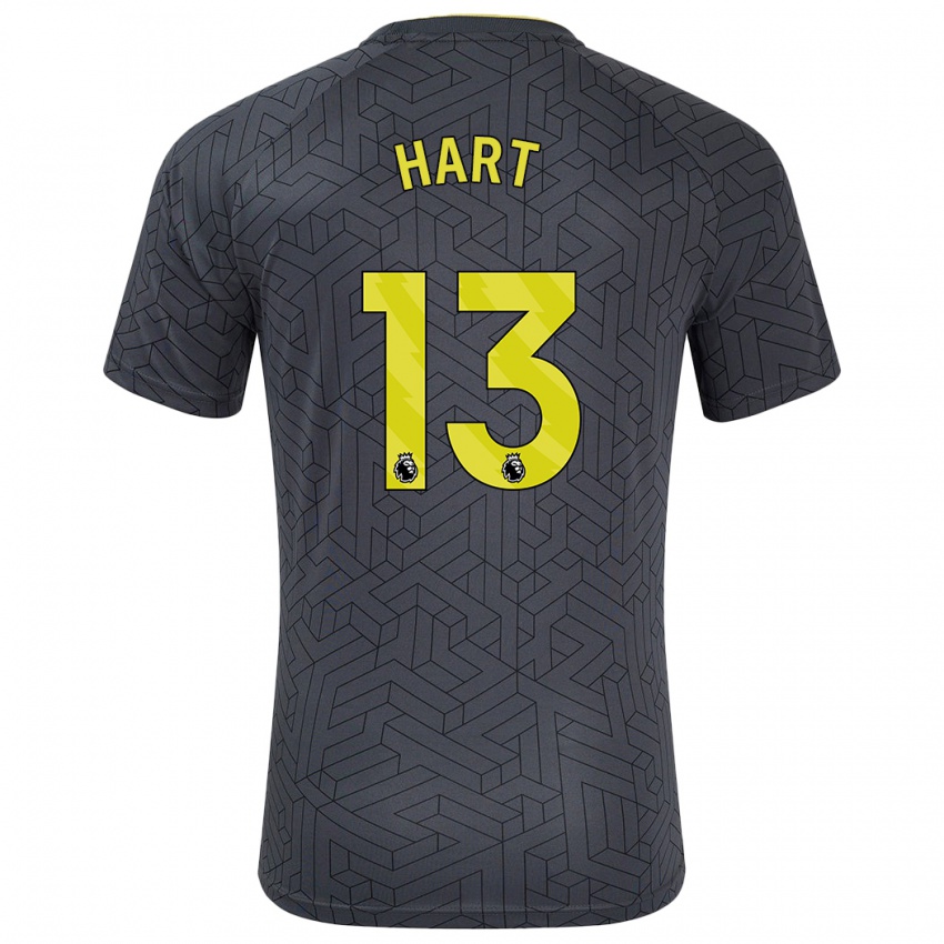 Kinder Libby Hart #13 Schwarz Gelb Auswärtstrikot Trikot 2024/25 T-Shirt Schweiz