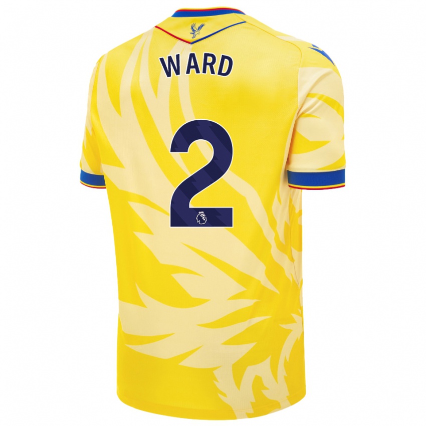 Enfant Maillot Joel Ward #2 Jaune Tenues Extérieur 2024/25 T-Shirt Suisse