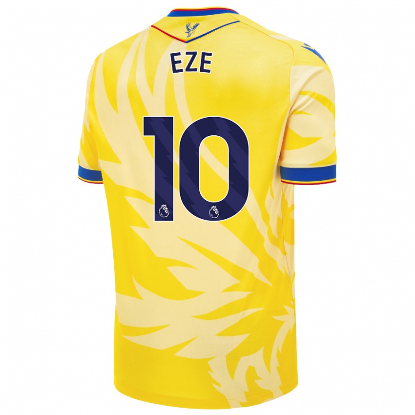 Enfant Maillot Eberechi Eze #10 Jaune Tenues Extérieur 2024/25 T-Shirt Suisse