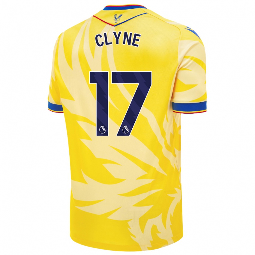 Enfant Maillot Nathaniel Clyne #17 Jaune Tenues Extérieur 2024/25 T-Shirt Suisse