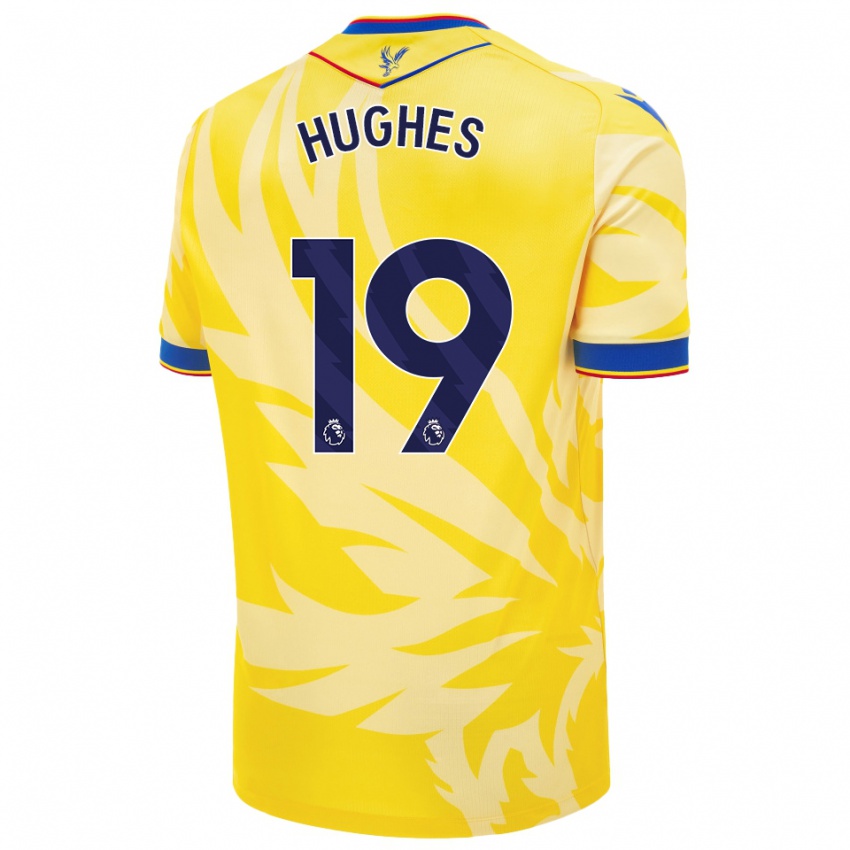 Enfant Maillot Will Hughes #19 Jaune Tenues Extérieur 2024/25 T-Shirt Suisse