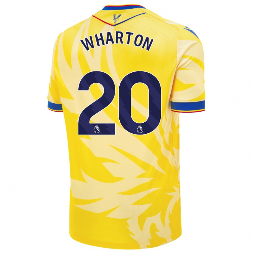 Enfant Maillot Adam Wharton #20 Jaune Tenues Extérieur 2024/25 T-Shirt Suisse