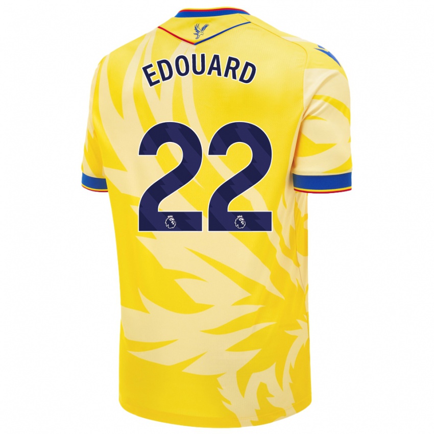 Enfant Maillot Odsonne Edouard #22 Jaune Tenues Extérieur 2024/25 T-Shirt Suisse