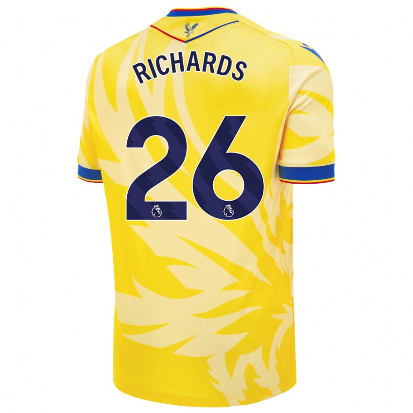 Enfant Maillot Chris Richards #26 Jaune Tenues Extérieur 2024/25 T-Shirt Suisse