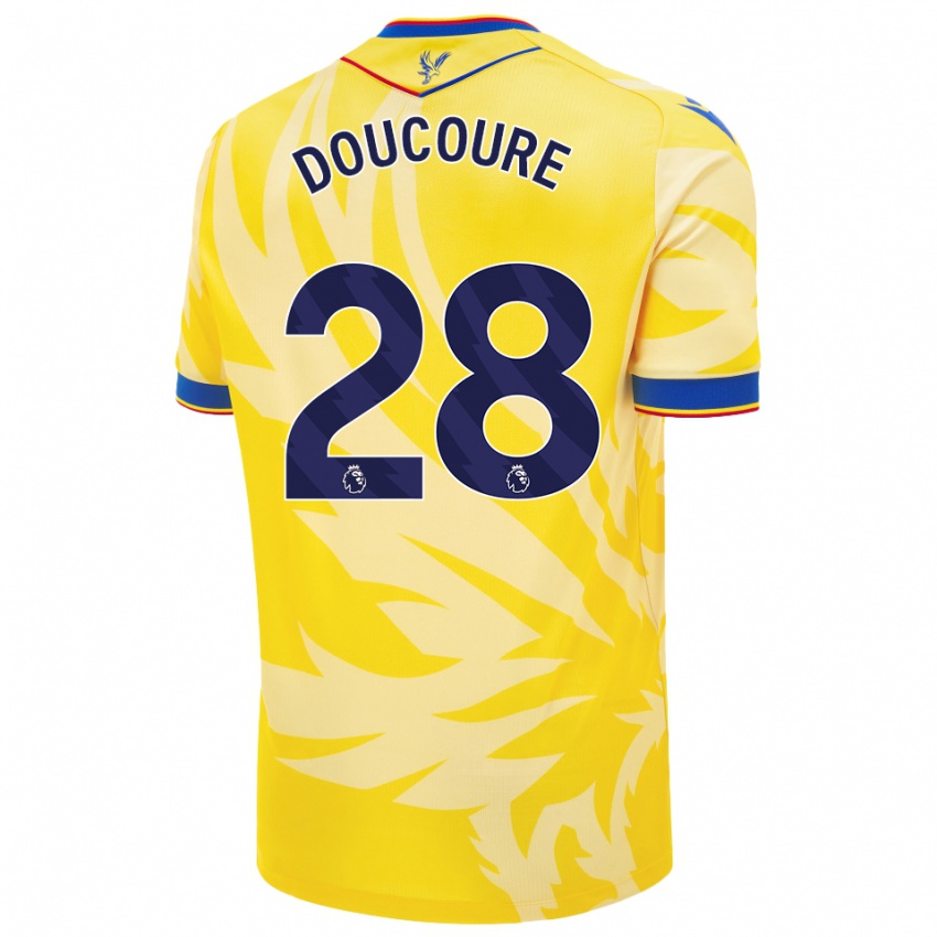 Enfant Maillot Cheick Doucouré #28 Jaune Tenues Extérieur 2024/25 T-Shirt Suisse