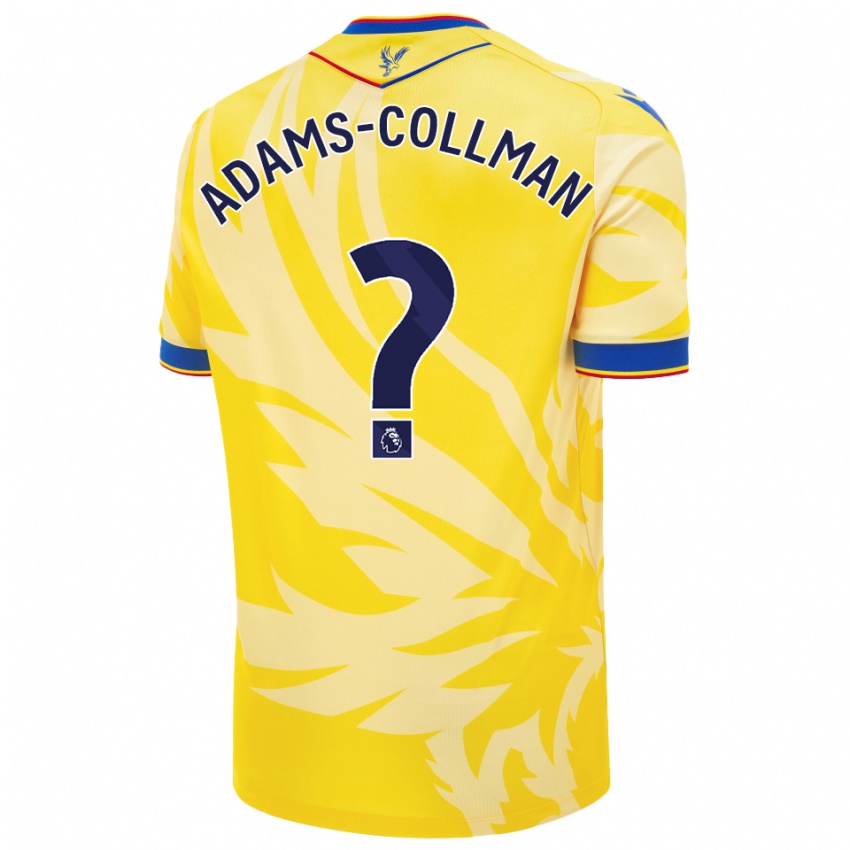 Enfant Maillot Kai-Reece Adams-Collman #0 Jaune Tenues Extérieur 2024/25 T-Shirt Suisse