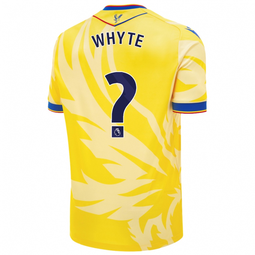 Enfant Maillot Tyler Whyte #0 Jaune Tenues Extérieur 2024/25 T-Shirt Suisse