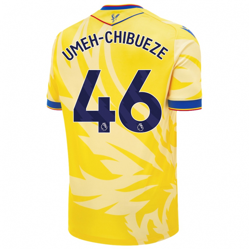 Enfant Maillot Franco Umeh-Chibueze #46 Jaune Tenues Extérieur 2024/25 T-Shirt Suisse