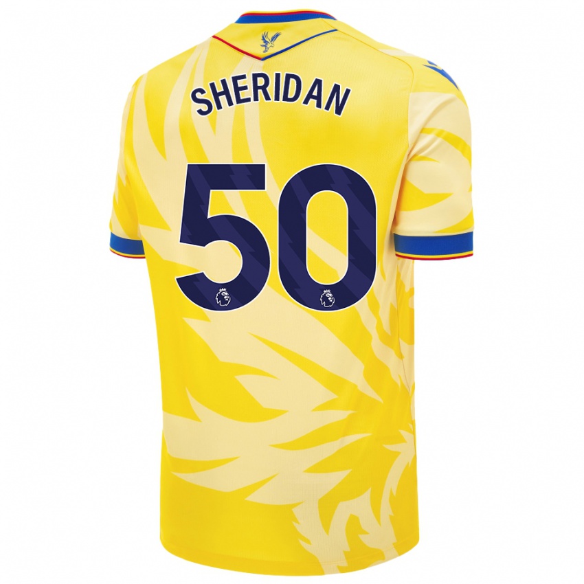 Kinder Joe Sheridan #50 Gelb Auswärtstrikot Trikot 2024/25 T-Shirt Schweiz