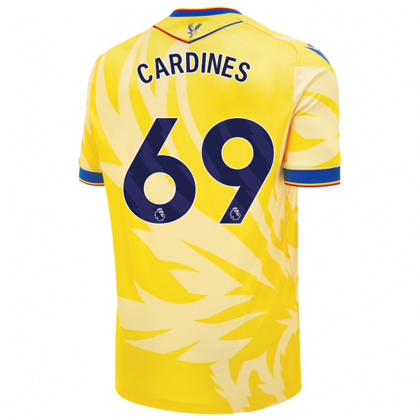 Enfant Maillot Rio Cardines #69 Jaune Tenues Extérieur 2024/25 T-Shirt Suisse